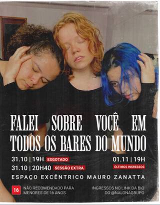 Falei sobre você em todos os bares do mundo