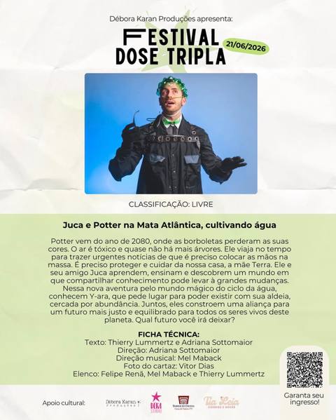 Juca e Potter na Mata Atlântica, cultivando água
