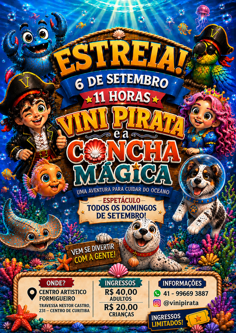 Vini Pirata e a Concha Mágica